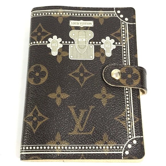 LOUIS VUITTON Monogram AgendaPM Malvoir System stationery Notebook cover - Picture 1 of 16